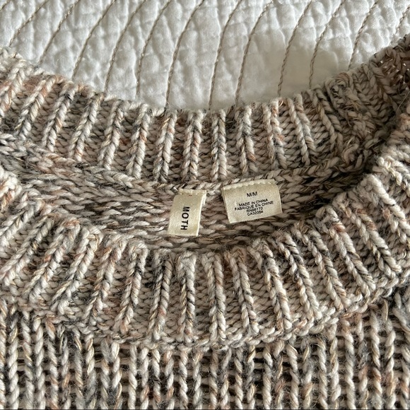 MOTH Anthropologie Apsara Sweater with Ruffles - Picture 4 of 9